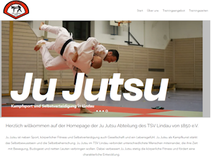 Internetseite ww.ju-jutsu-lindau.de